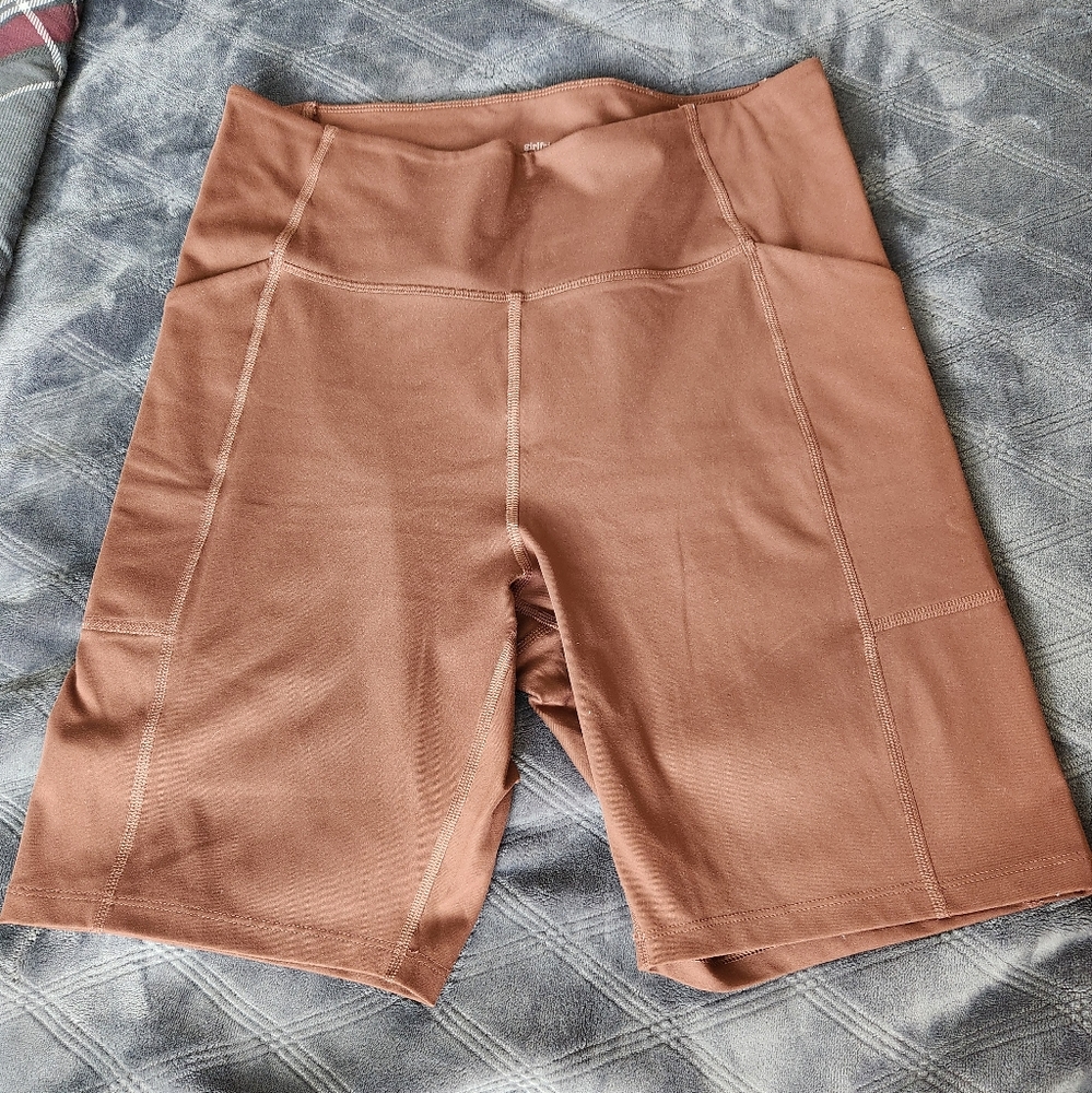 Girlfriend Collective High-Rise Pocket Bike Shorts